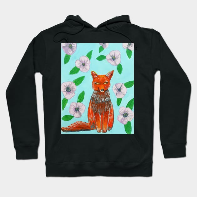 Floral Foxy Hoodie by MyCraftyNell